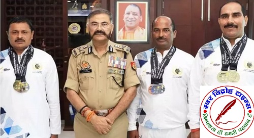 DGP UP ने 15वें वर्ल्ड फायर फाइटर्स गेम्स 2024 में शानदार प्रदर्शन करने पर मेडल पहनाकर किया सम्मानित !