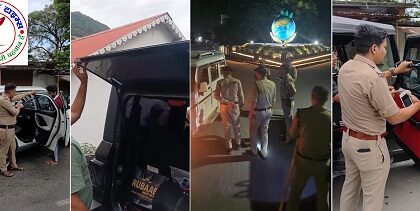 SSP NAINITAL के सख्त निर्देश पर अपराधों / सड़क दुर्घटनाओं में अंकुश लगाने हेतु जनपद में चल रही सघन चैकिंग अभियान !