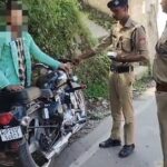 भवाली पुलिस ने रेट्रो साइलेंसर लगी बुलेट बाइक को किया सीज !