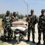 नेपाल से तस्करी का प्रयास नाकाम ! SSB ने बाइक पर लदा एक कुंतल विदेशी मक्का पकड़ा, तस्कर फरार !