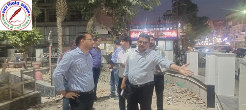 नगर आयुक्त ने इंदिरा बाल विहार पर चल रहे कार्यों का स्थलीय निरीक्षण किया !