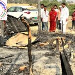 गैस सिलेंडर से लगी आग, घर और दुकान जली ! लाखों का नुकसान !