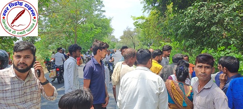 तेज रफ्तार से आ रही इको गाड़ी ने मोटरसाइकिल में मरी टक्कर !
